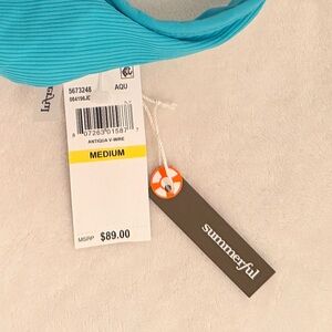 Summerful blue bikini top